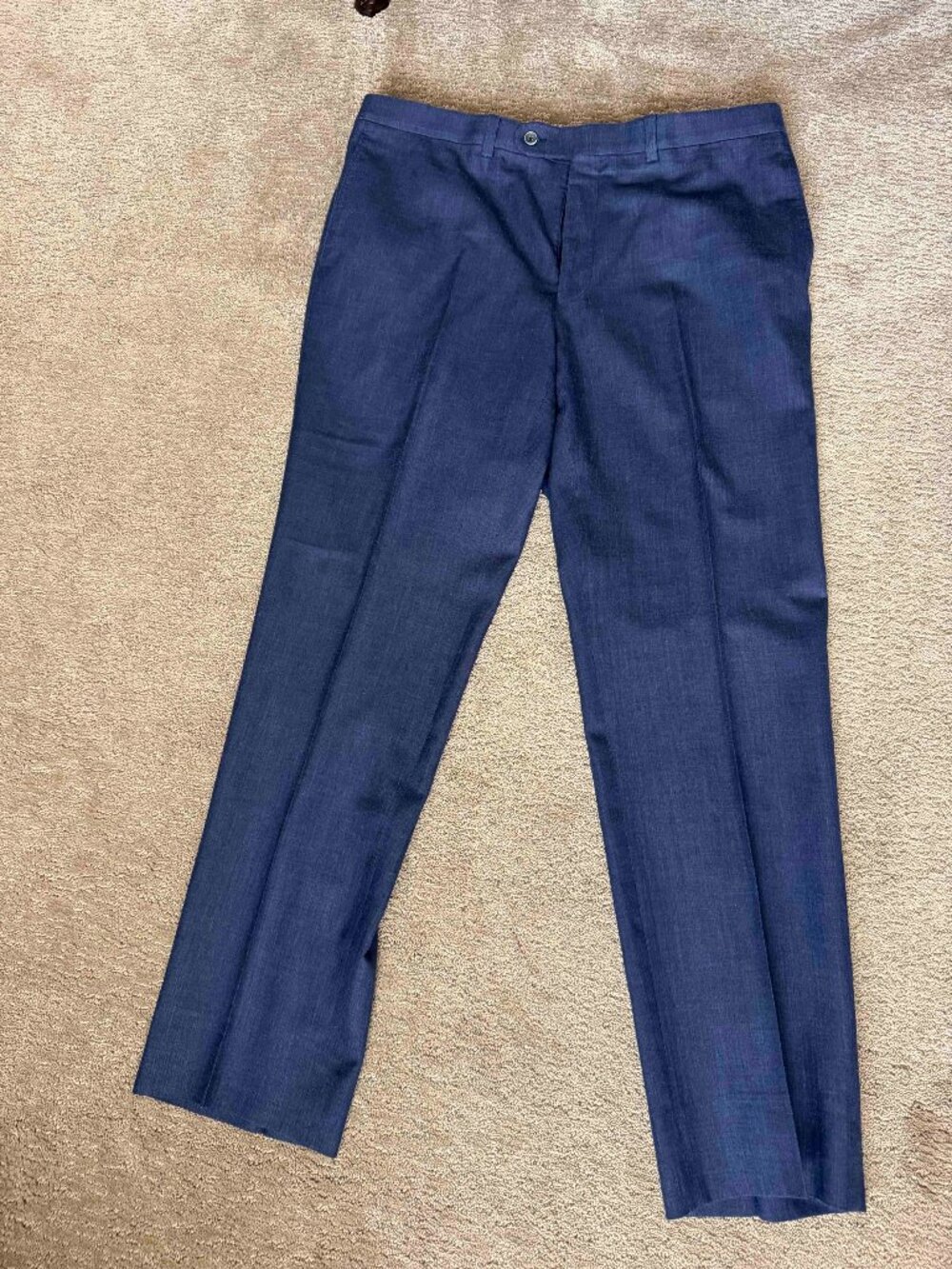 Saks Fifth Avenue Luxury "Koby" Tailored Dress Trousers 38R